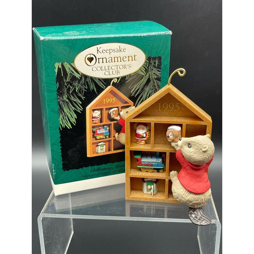 Hallmark Christmas Ornament Collectors Club 1995 Keepsake Collecting Memories - Picture 3 of 7
